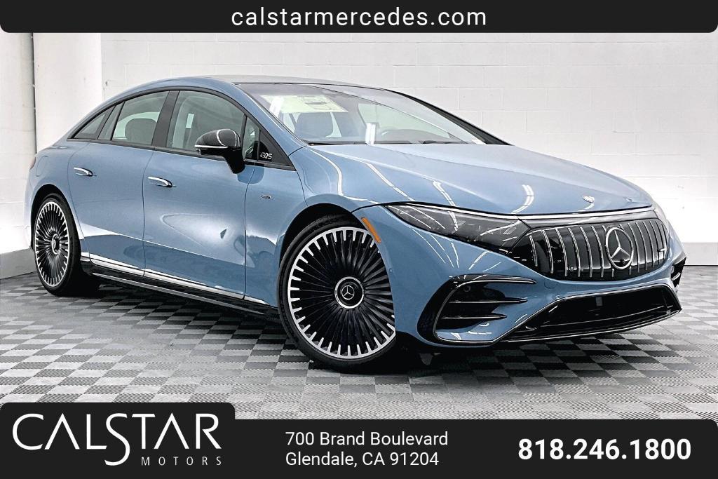 new 2025 Mercedes-Benz AMG EQS car, priced at $157,250