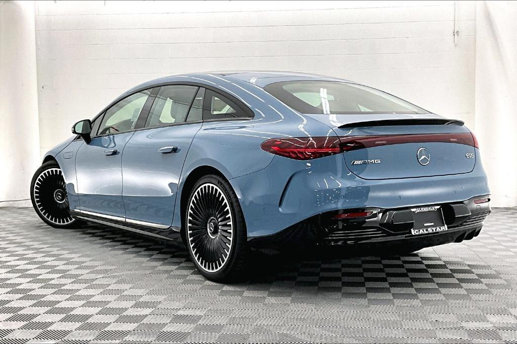 new 2025 Mercedes-Benz AMG EQS car, priced at $157,250