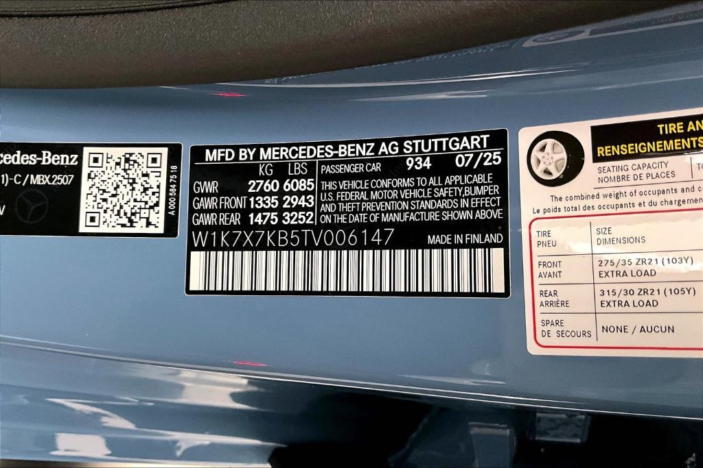 new 2026 Mercedes-Benz AMG GT 63 car, priced at $225,455