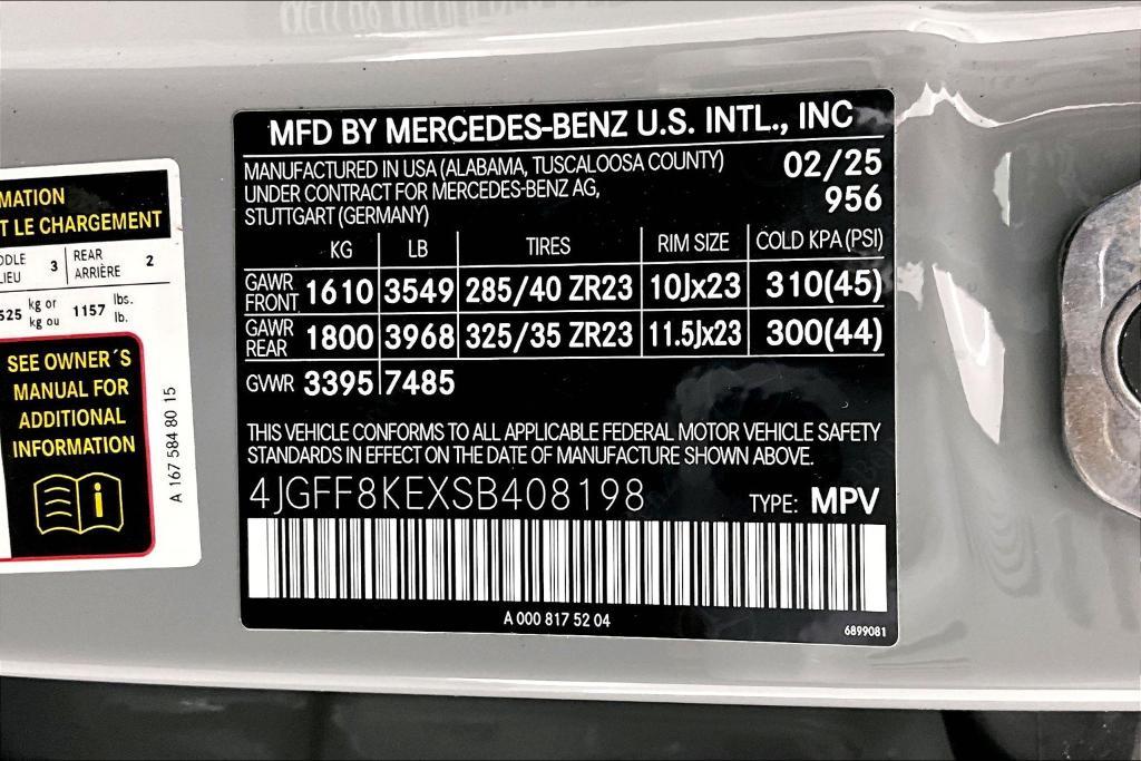 new 2025 Mercedes-Benz AMG GLS 63 car, priced at $160,495
