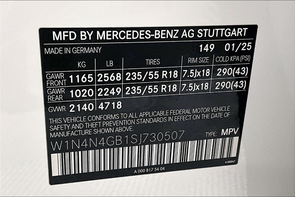new 2025 Mercedes-Benz GLA 250 car, priced at $45,845