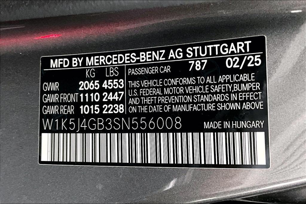 new 2025 Mercedes-Benz CLA 250 car, priced at $46,795