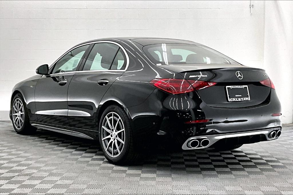 new 2025 Mercedes-Benz AMG C 43 car, priced at $63,960