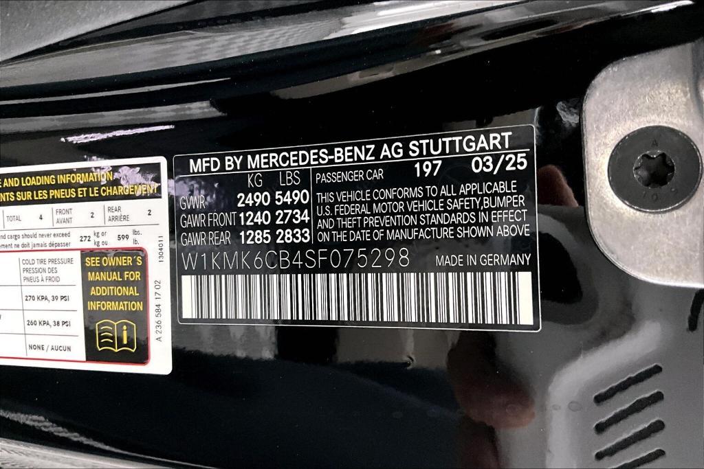 new 2025 Mercedes-Benz AMG CLE 53 car, priced at $87,315
