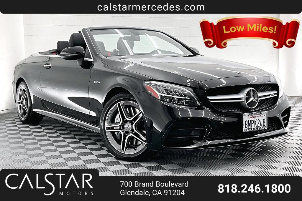 used 2021 Mercedes-Benz AMG C 43 car, priced at $47,981