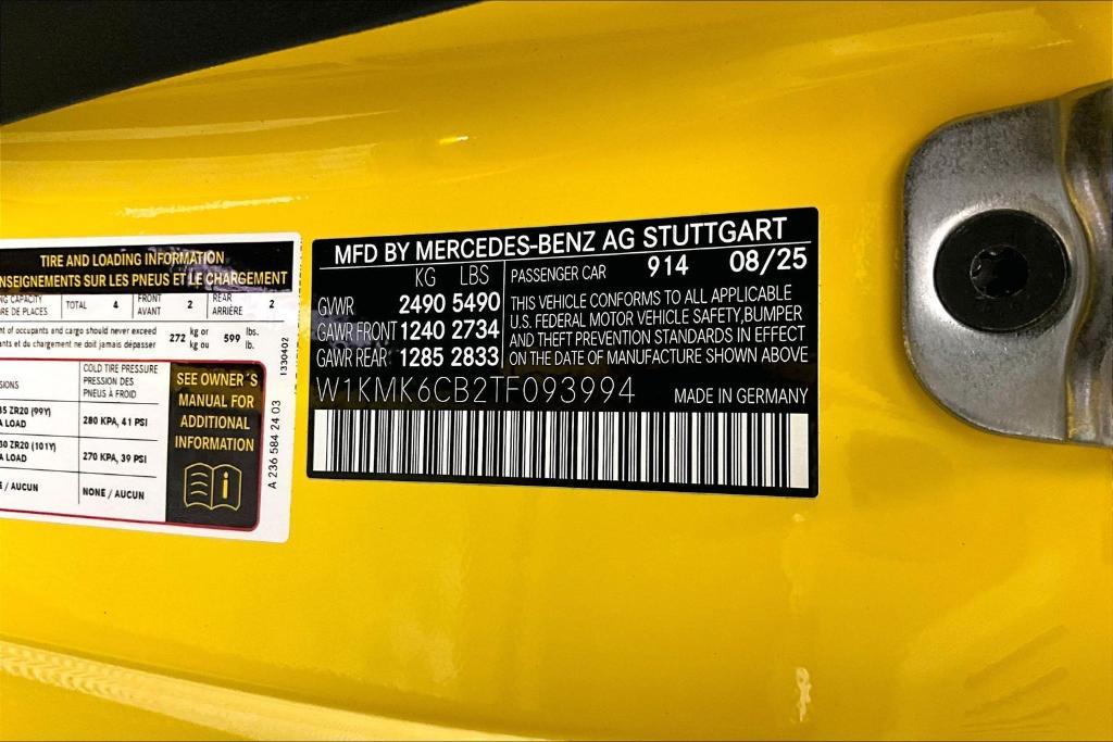 new 2026 Mercedes-Benz AMG CLE 53 car, priced at $93,005