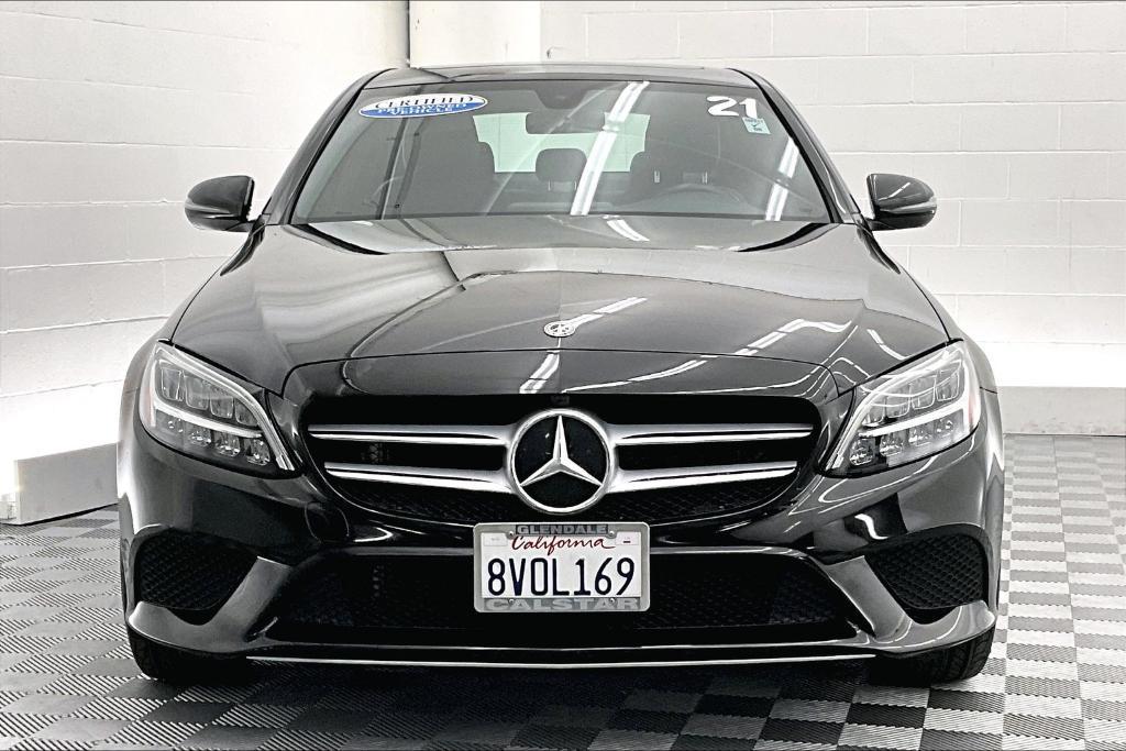 used 2021 Mercedes-Benz C-Class car, priced at $26,981