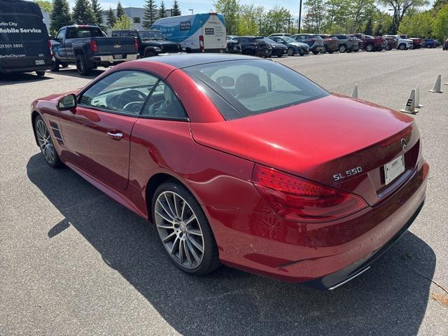 used 2017 Mercedes-Benz SL 550 car, priced at $44,595