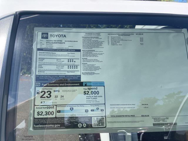 new 2025 Toyota Tacoma car, priced at $50,103