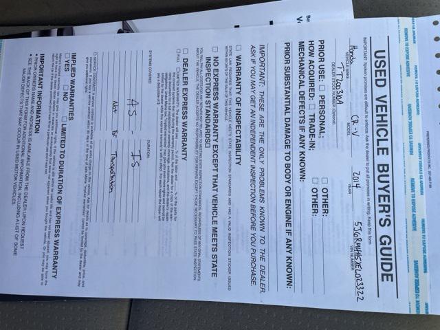 used 2014 Honda CR-V car, priced at $7,714