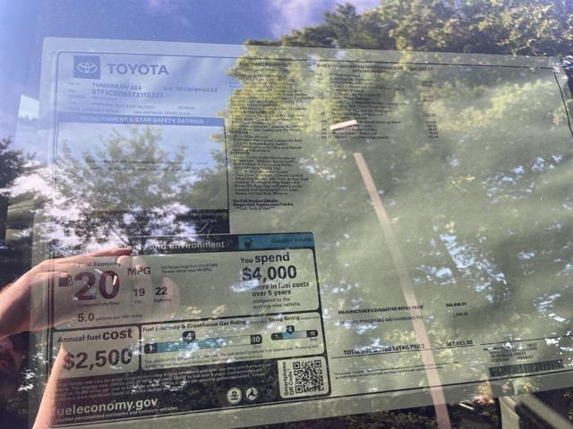 new 2026 Toyota Tundra Hybrid car, priced at $67,983