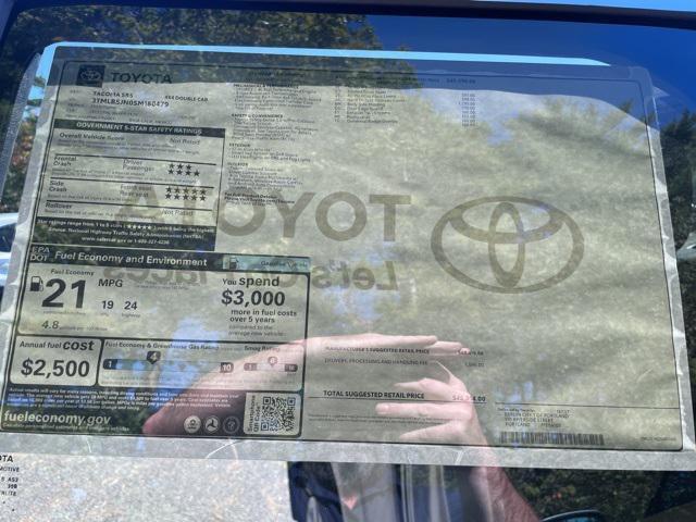 new 2025 Toyota Tacoma car, priced at $45,014