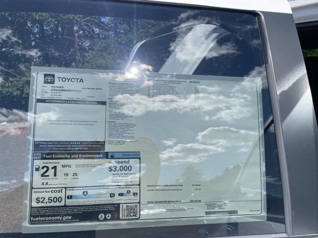 new 2025 Toyota 4Runner car, priced at $53,153