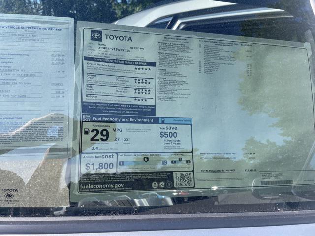 new 2025 Toyota RAV4 car, priced at $37,469