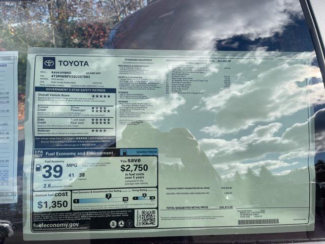 new 2025 Toyota RAV4 Hybrid car, priced at $36,613