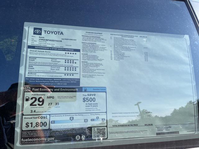 new 2025 Toyota RAV4 car, priced at $41,238
