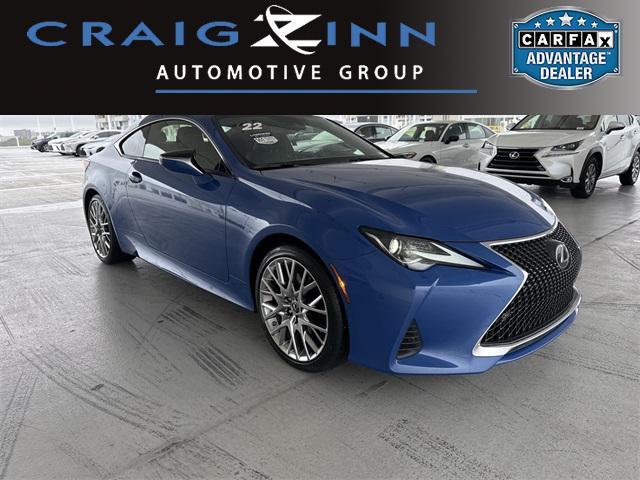 used 2022 Lexus RC 300 car, priced at $34,788