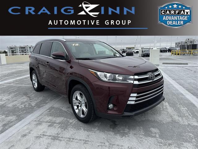 used 2018 Toyota Highlander car, priced at $36,688