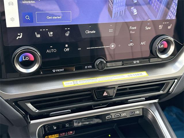 new 2026 Lexus TX 350 car, priced at $71,611