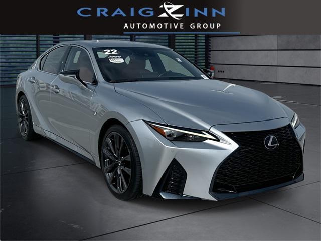 used 2022 Lexus IS 350 car, priced at $39,888