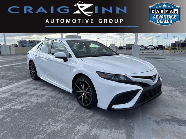 used 2021 Toyota Camry car, priced at $24,988