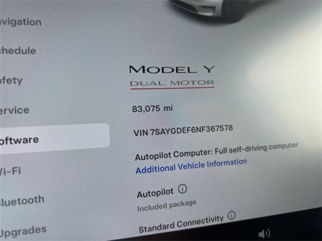 used 2022 Tesla Model Y car, priced at $28,888