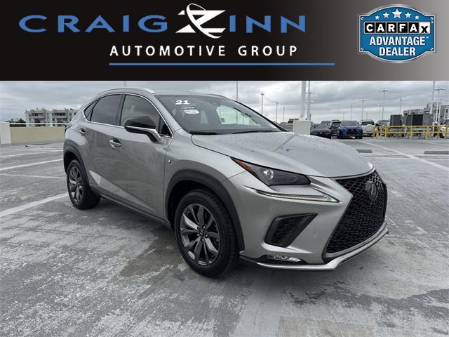 used 2021 Lexus NX 300 car, priced at $30,998