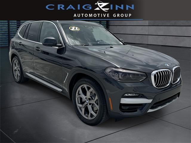 used 2021 BMW X3 car, priced at $24,888