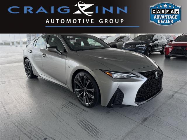 used 2023 Lexus IS 350 car, priced at $43,888