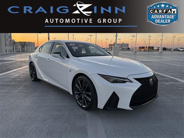 used 2022 Lexus IS 350 car, priced at $42,988