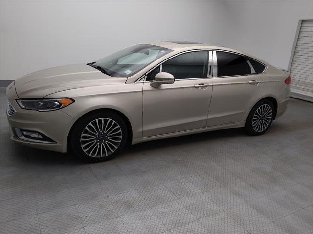 used 2017 Ford Fusion car, priced at $18,695