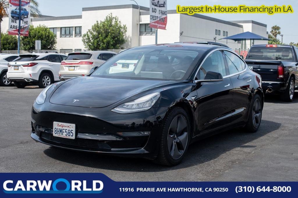 used 2018 Tesla Model 3 car, priced at $18,495