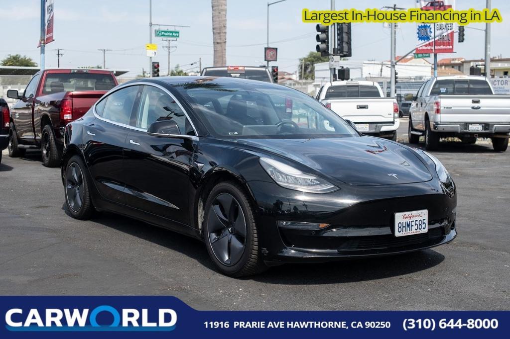 used 2018 Tesla Model 3 car, priced at $18,495