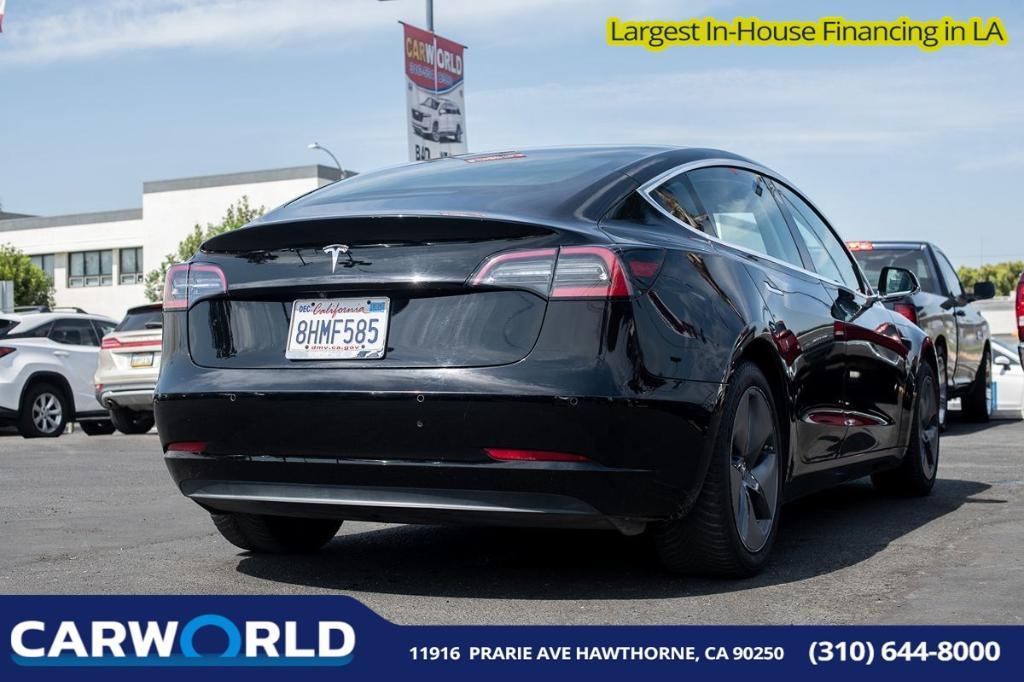 used 2018 Tesla Model 3 car, priced at $18,495