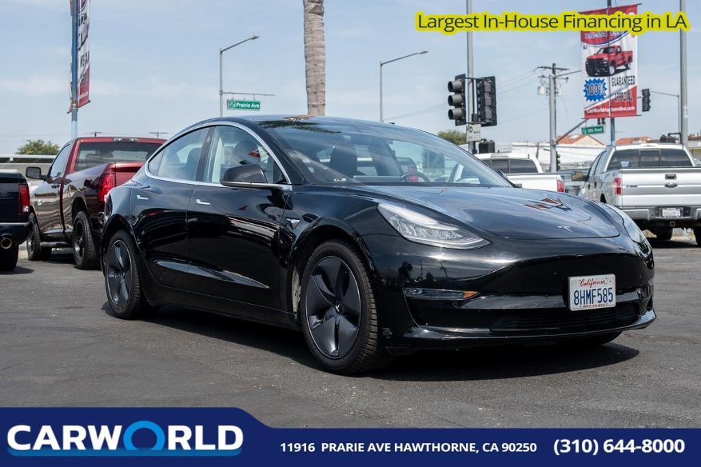 used 2018 Tesla Model 3 car, priced at $18,495