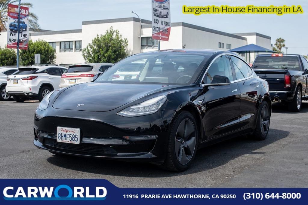 used 2018 Tesla Model 3 car, priced at $18,495