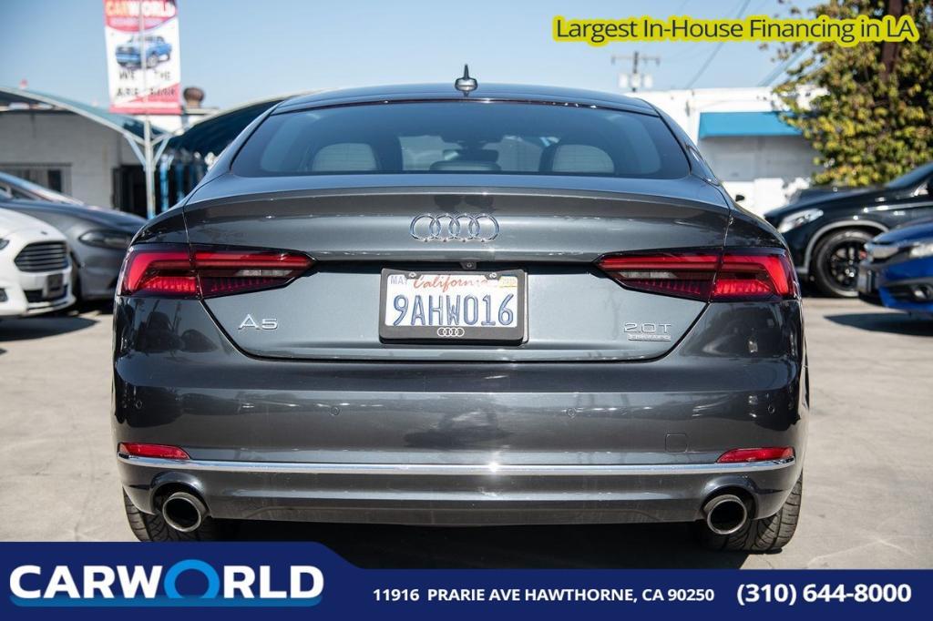 used 2018 Audi A5 car, priced at $16,425