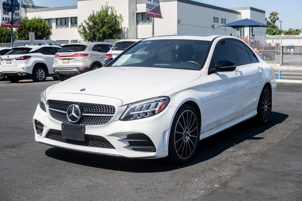 used 2021 Mercedes-Benz C-Class car, priced at $22,995