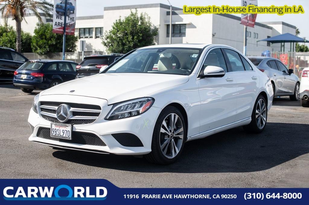 used 2019 Mercedes-Benz C-Class car, priced at $18,995