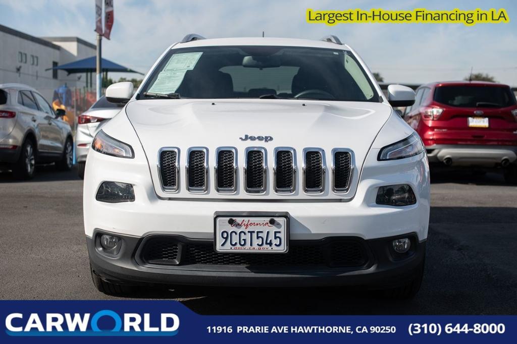 used 2018 Jeep Cherokee car, priced at $12,765