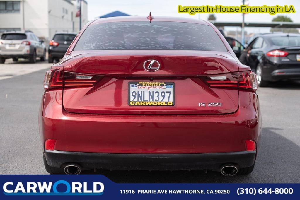 used 2015 Lexus IS 250 car, priced at $16,885