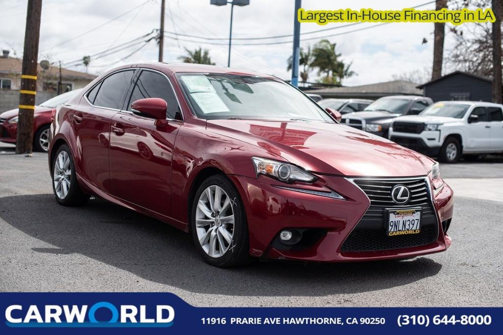 used 2015 Lexus IS 250 car, priced at $16,885