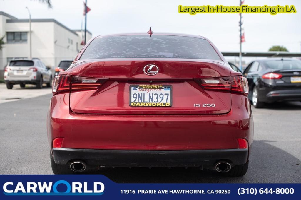 used 2015 Lexus IS 250 car, priced at $16,885