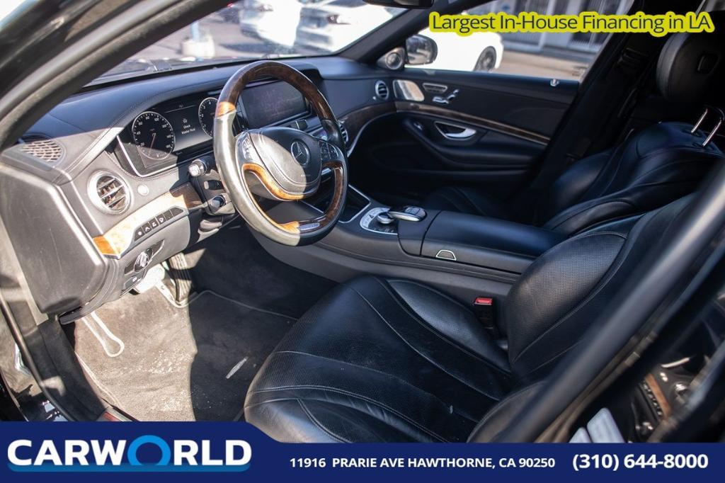 used 2015 Mercedes-Benz S-Class car, priced at $18,585