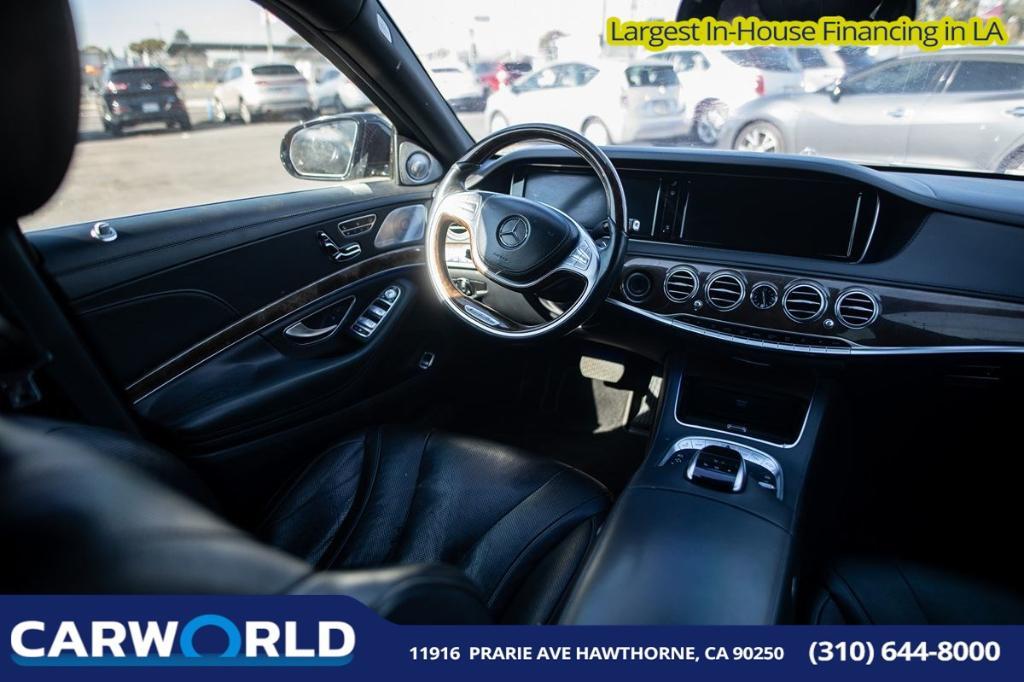 used 2015 Mercedes-Benz S-Class car, priced at $18,585