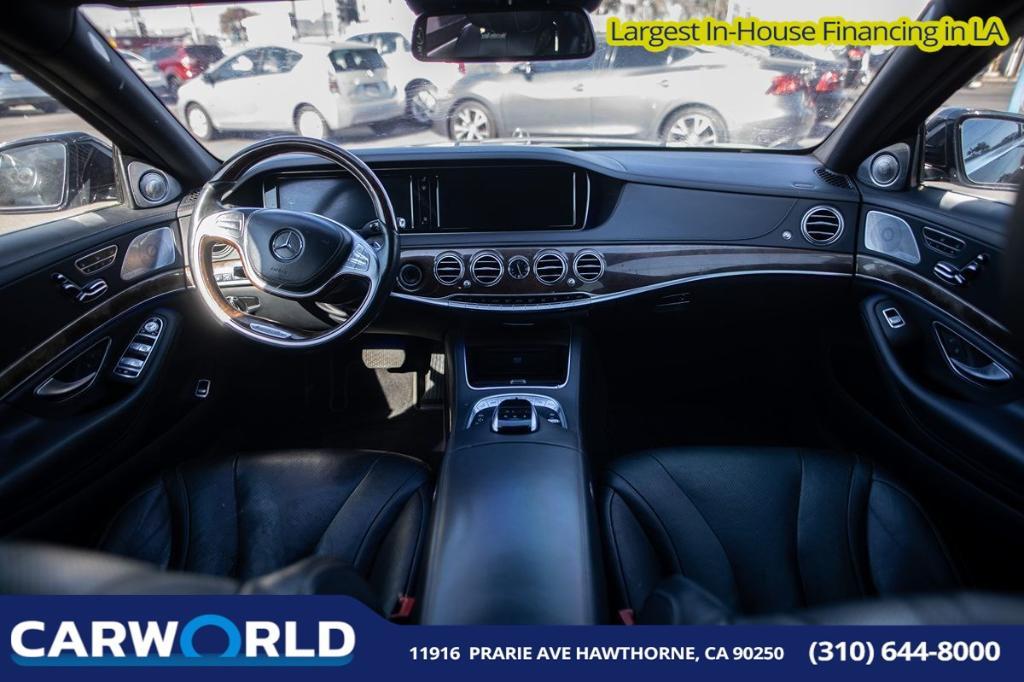 used 2015 Mercedes-Benz S-Class car, priced at $18,585