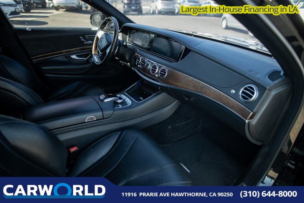 used 2015 Mercedes-Benz S-Class car, priced at $18,585