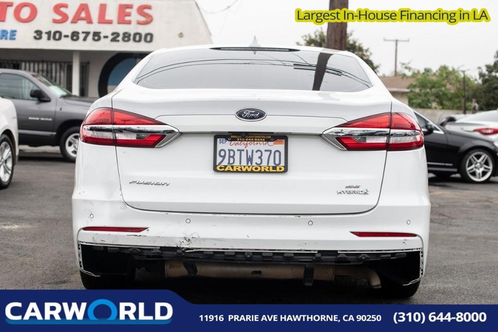 used 2019 Ford Fusion Hybrid car, priced at $9,345