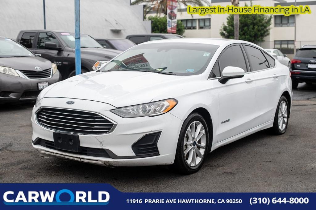 used 2019 Ford Fusion Hybrid car, priced at $9,345