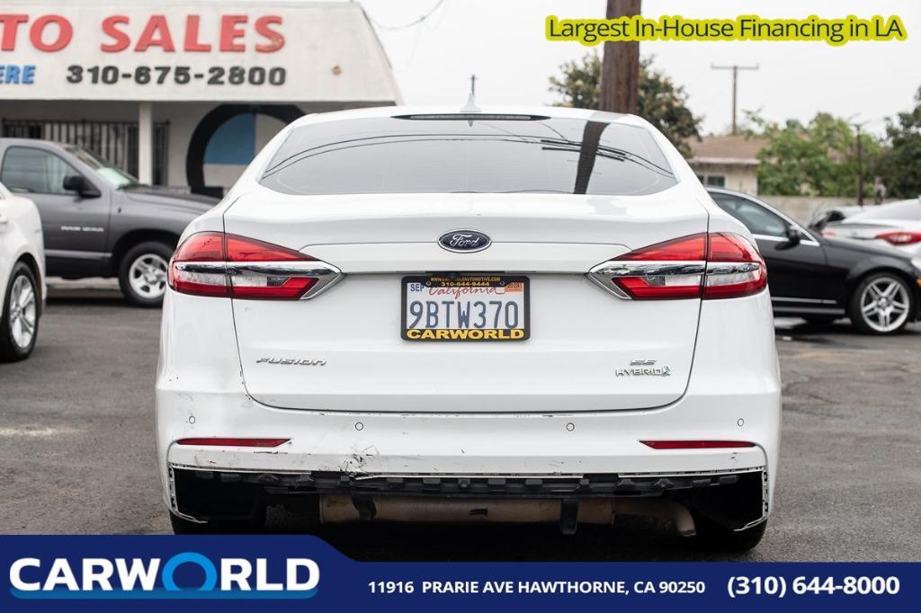 used 2019 Ford Fusion Hybrid car, priced at $9,345